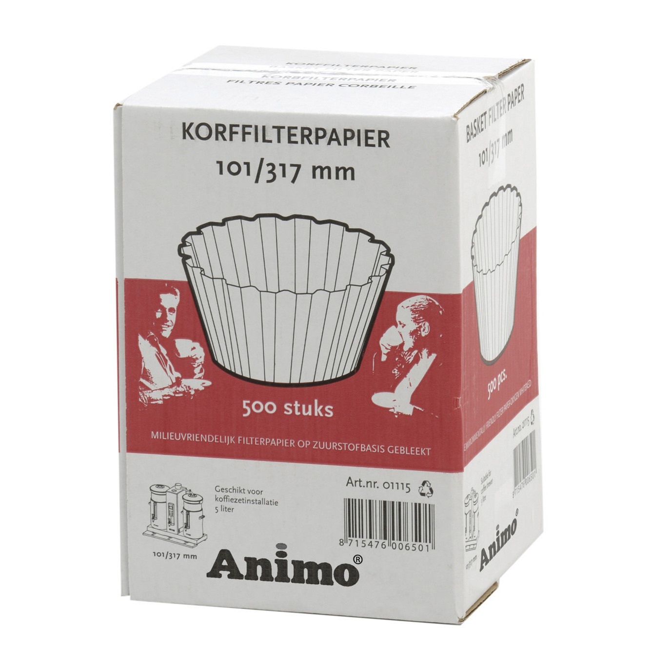 Korbfilterpapier CB 2x5W